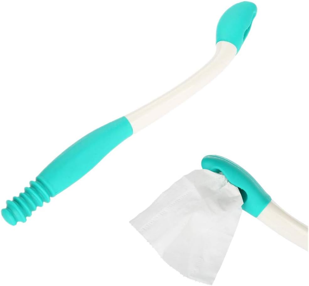 Self Wipe Assist Bottom Wiping Toilet Aid Self Wipe Assist Tissue Holder Tool Long Reach Toilet Tissue Grip Motion Assistance Supplies