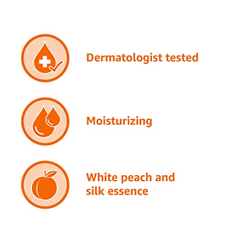 Amazon Basics Silky Smooth Body Wash, Peach & Orange Blossom Scent, 18 Fl Oz #TOP4