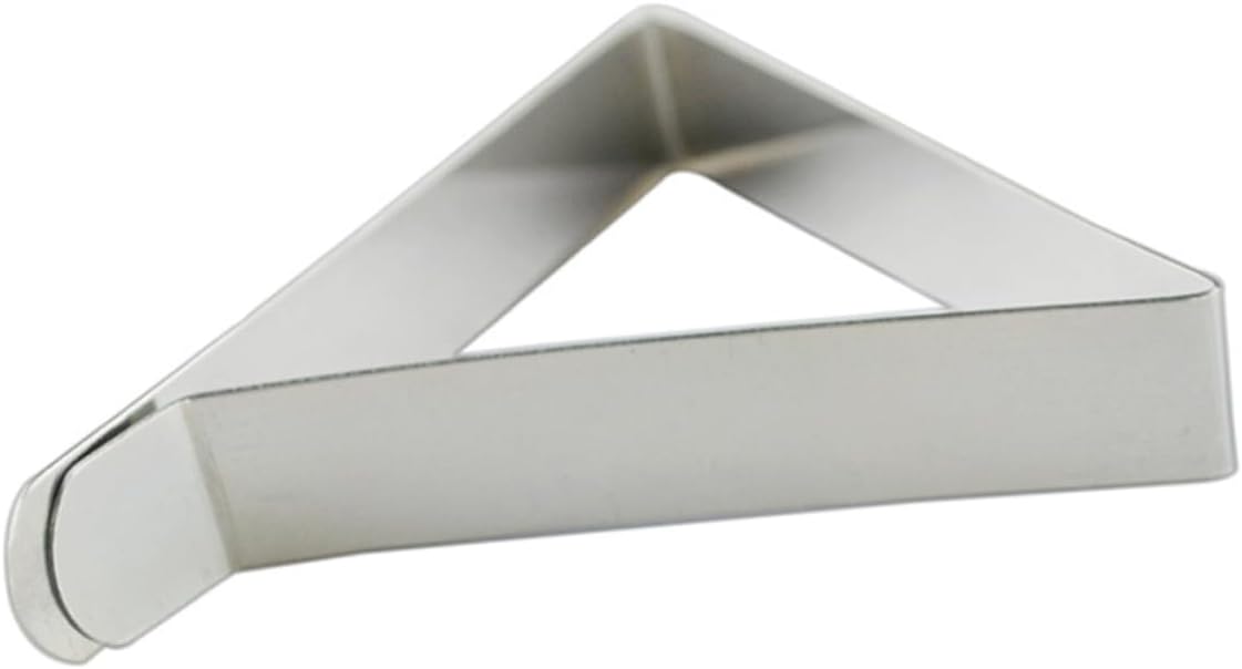 MAGICLULU 36pcs Stainless Steel Tablecloth Clips Triangle Clamps for Dining Table Hold Down Clips for Table Cover