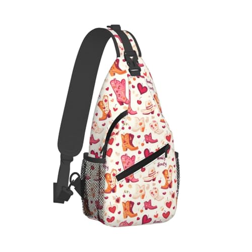 Sac à bandoulière cowboy pour voyage et randonnée stylée au quotidien