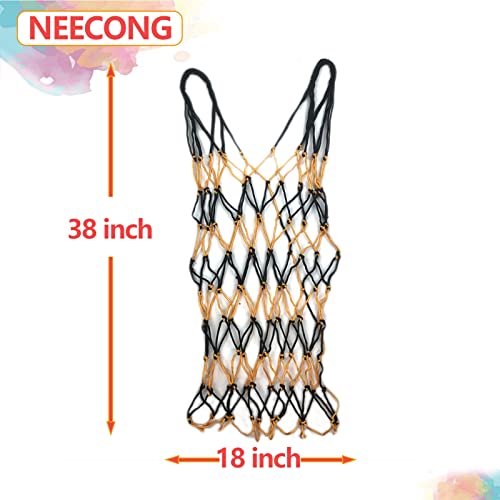 Neecong Hay Net For Horses, Fun And Capacity Is The Upgrade Of Horse Treat Ball，Hanging Hay Feeder Bag For Horse Stable Stall Paddock Rest Toy（1 Pcs） #TOP1
