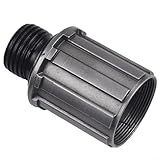 Violiica Steel 8-11 Speed Cassette Hub Body with Washer for MTB Bicycle, for QUANDO, for NovaTec, for Fastace Mountain Bike Hubs(8-10s black loose beads)