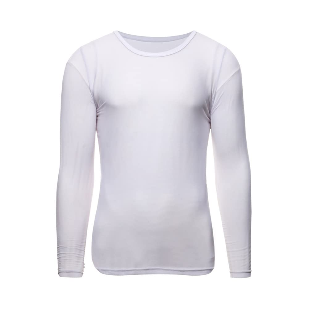 N\AMen's Sport Shirt Slimming Long Sleeve Workout T-Shirt Shapewear Undershirt Tops