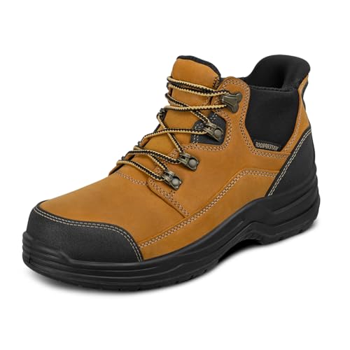Orthofeet Women's Orthopedic Quartz Hands-Free Work Boots with Safety Toe