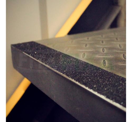 Fita Lixa Antiderrapante Faixa Preta 30m Tapete Box Escadas Fita Fixa