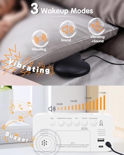 Zpincsipo F2020S Rgb Extra Loud Alarm Clock thumb #1