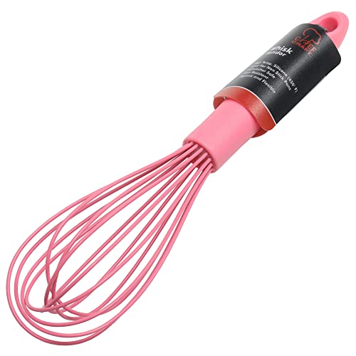 Image of Chef Craft Premium Silicone Wire Cooking Whisk, 10.5 inch, Pink (Pack of 2)