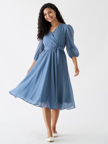 Image of AASK Women Fancy Plain & Solid Designer Dress for Women