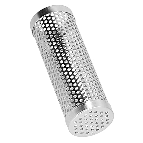 Tubo Affumicatore A Pellet In Acciaio Inox 30 Cm Per Barbecue - Kit Con Spazzola E Ganci - Per Affumicatura A Caldo E Freddo