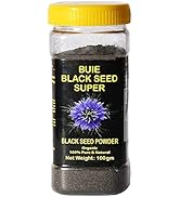 BUIE Black Seed Powder | Black Cumin Seed Powder (Nigella Sativa Powder) 3.5 Oz (100 gm) | Un-Ref...