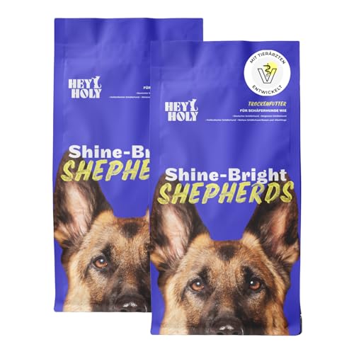 HEY HOLY Premium Trockenfutter für Schäferhunde 100{36a2f0212fb6d83e5de3d601991bfa6d6f6066c7be2de2036eac086ef52b619d} getreidefrei | 14kg hypoallergenes Hundefutter für ausgewachsene Schäferhunde mit Ente | Hochverträglich aus natürlichen Zutaten HEY HOLY Premium Trockenfutter für Schäferhunde 100{36a2f0212fb6d83e5de3d601991bfa6d6f6066c7be2de2036eac086ef52b619d} getreidefrei | 14kg hypoallergenes Hundefutter für ausgewachsene Schäferhunde mit Ente | Hochverträglich aus natürlichen Zutaten