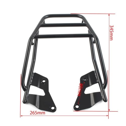 Porte-bagages arrière en fer forgé durable compatible MSX 125 Grom - 3