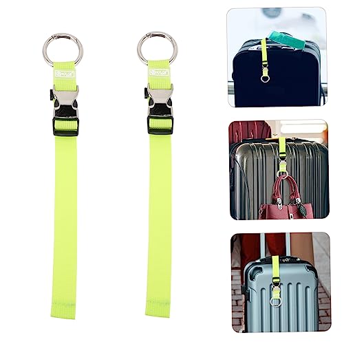 ABOOFAN 10 Pçs Amarelo Titular Cinto Extra Gripper Bagagem Alças Largas De Viagem Correia Um Add Car