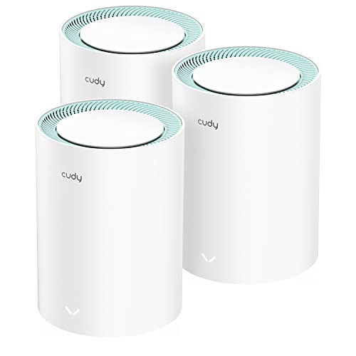 Cudy AC1200 Gigabit Sistema WiFi de Malla Completa, Banda Dual, Extensor WiFi, Puertos Gigabit,...