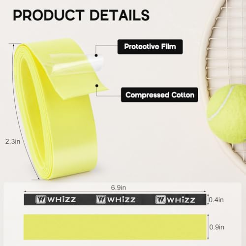 Acebirdie 24 Pack Tennis Racket Grip Tape, Precut Anti Slip Tennis Grip Tape, Super Absorbent and Dry Feel Tennis Overgrip for Tennis, Pickleball, Badminton Grips Overgrip Tape