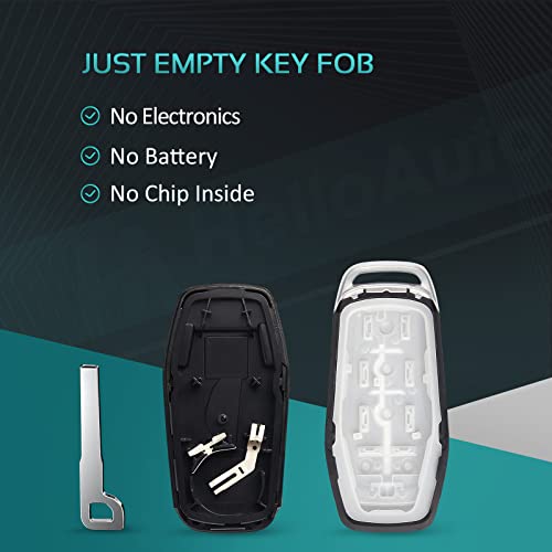 Key Fob Fit For Ford F150 Fusion Mustang Explorer Edge F250 F350 Lincoln Mkz Mkc Replacement Keyless Entry Remote Control Smart Key Fob Shell Case With 5 Buttons #TOP2
