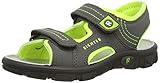  Richter Kinderschuhe Jungen Adventure Riemchensandalen, Grau (Pebble/Neon Yellow 6611), 35 EU