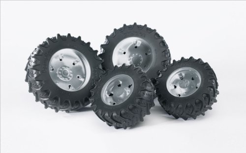 Preisvergleich Produktbild bruder 03317 Zwillingsbereifung mit silbernen Felgen, Premium-pro