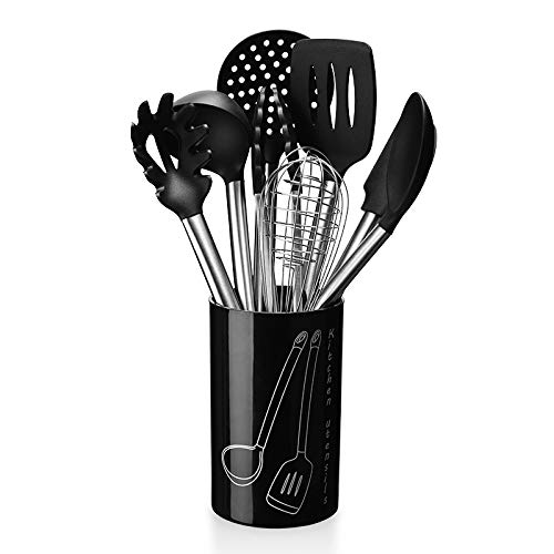 Ensemble d'ustensiles de cuisine antiadhésif pour ne plus abîmer vos poêles en silicone