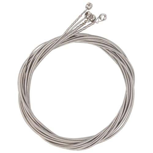 Vaguelly Cuerdas Eléctrico De Metal Kit De Cuerdas Repuesto Eléctrico Prácticas Útiles