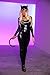 Leg Avenue Womens Sexy Femme Fatale Cat Villain Costume, LARGE, Black