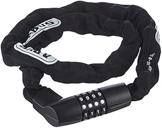 ABUS Zamek łańcuchowy Tresor 1385/75 Grey Star  zamek szyfrowy ze stali hartowanej  poziom bezpieczeństwa 6  75 cm  88010  szary