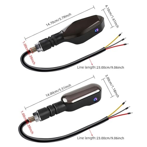 Clignotants soubassement moto 12V multicolores à effet défilant - 5