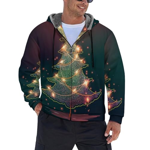 Sweat à capuche homme pour les soirées d'hiver et repas de Noël en famille