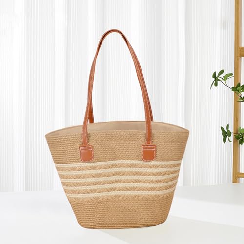 Straw Bags for Women 2025 Summer Purses Beach Straw Crossbody Handmade Shoulder Travel Woven Totes Bag Women's Handbag2