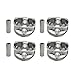 Lskioer Pistons Ring Set, 4 Set Piston & Rings Kit Fit For Hyundai Kia Accent Rio 1.6L DOHC 2012-2016, Replaces 23041-2B600, 23041-2B610, 23041-2B620, 23410-2B600