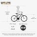 WEIZE Mountain Bike, 27.5 inch Outdoor Cycling Bike, 18-Speed/High-Carbon Steel/Dual Full Suspension, Adjustable Ergonomic Seat for Men Women Adult, MTB Bicycle with Suspension Fork, Matte Black