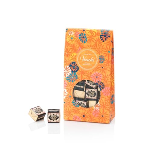 Venchi - Colección Murrine - Paquete regalo con bombones Cremino de Chocolate Extra Negro, 300 g - Con «Avellanas del Piamonte» - Idea de regalo - Vegano - Sin gluten
