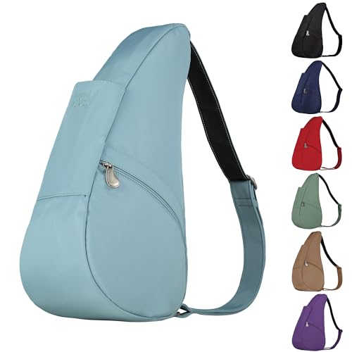 AmeriBag Classic Microfiber Healthy Back Bag tote Small (Blue Sage)