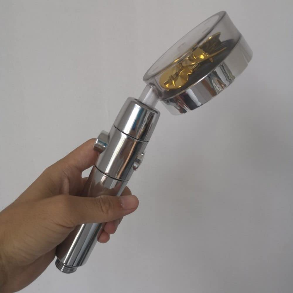 Pommeau de douche turbocompressé Yao avec ventilateur blanc hélice