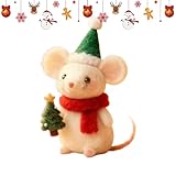Ajout de décoration ludique : la souris en feutre est plus charmante pour les étagères, les bureaux ou les rebords de fenêtre, combinant facilité de transport avec la capacité de s'intégrer dans des thèmes quotidiens et festifs. Elle crée un élément visuel captivant qui s'adapte à différents styles de pièces et occasions tout au long de l'année, apportant une touche décorative vivante à n'importe quel espace.