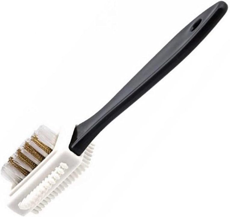 VIDI 3-Sided Shoe Brush Cleaning Shoes Renovation Care Fit for Suede Nubuck Black Boots