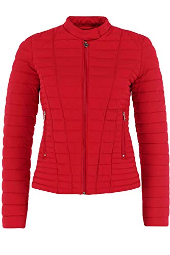 Blouson GUESS femme Vona W84L45 rouge aux finitions remarquables