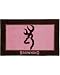 Bath Mat in Brown / Pink