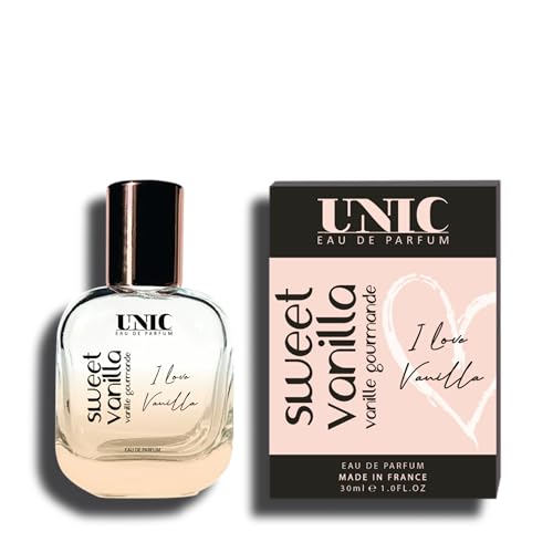 UNIC - Vanille Gourmande 30 ml – Eau de Parfum Femme - Vanille, Notes Gourmandes, Accords Sucrés – Sillage Chaleureux & Addictif - Made in France