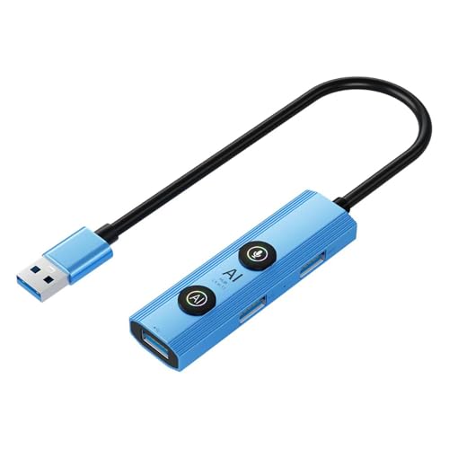 Hub USB AI de Aluminio Cocoarm con Traducción de Voz para Portátil y Tablet 3