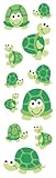 Sandylion Turtles w/Faces Slim Stickers
