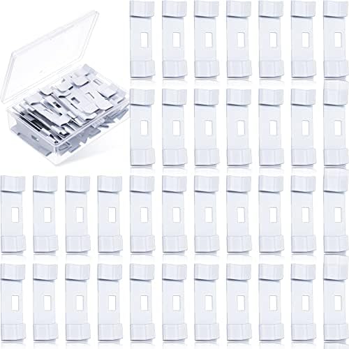 Vertical Blind Repair Vane Savers Blind Repair Clip Vertical Blind Repair Tabs, Window Blinds Replacement, White (50)