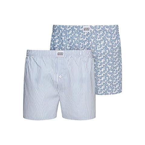 Jockey Shirts & Shorts Woven Boxer 2 Pack , White, L Cover