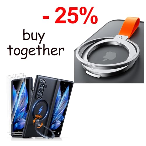 Magnetic Stand Case & Magnetic Phone Grip Ring Holder Kickstand