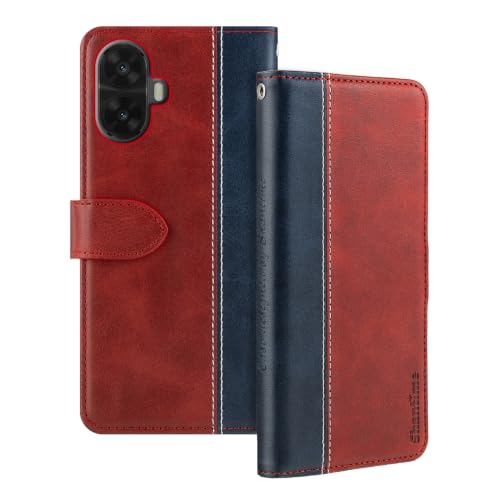 Shantime ���U�[�t���b�v�P�[�X TCL K70 NXTpaper 5G �Ƃ̌݊������� �J�[�h�z���_�[�t�� RFID�u���b�N �}�O�l�b�g�L�b�N�X�^���h �X�����t�B�b�g �r�W�l�X�ی�J�o�[(���b�h)