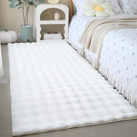 ABREEZE Thick Rabbit Plush Runner Rug Cover