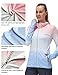 KPSUN Women's UPF 50+ UV Sun Protection Clothing Zip Up Hoodie SPF Long Sleeve Sun Shirt Fishing Hiking Outdoor Jacket,GradientPink,M