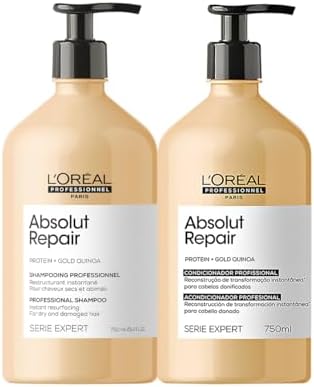 Kit L'Oréal Professionnel Absolut Repair Gold Duo 750 (2 produtos)