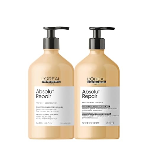 Kit L'Oréal Professionnel Absolut Repair Gold Duo 750 (2 produtos) Kit L'Oréal Professionnel Absolut Repair Gold Duo 750 (2 produtos)