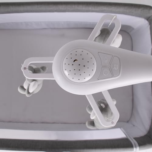BEBE2LUXE IDream Deluxe Berceau Cododo Électrique Bébé avec Bercement Automatique, Musique & Télécommande, jusqu'à 9 kg